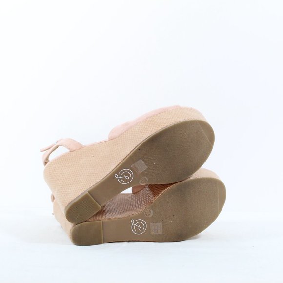 Chinese Laundry Erga Platform Wedge Sandals - Light Pink - Picture 4 of 5